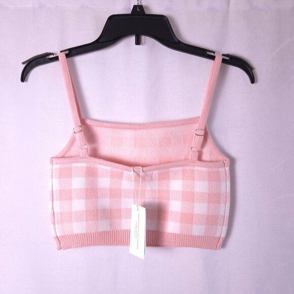 L*Space Francie Crop Top - Pink, Super Soft Size L ($106 Retail) - Picture 2 of 6